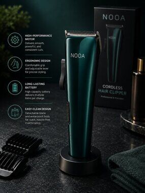 Men's Cordless Hair Clipper - Teal Green